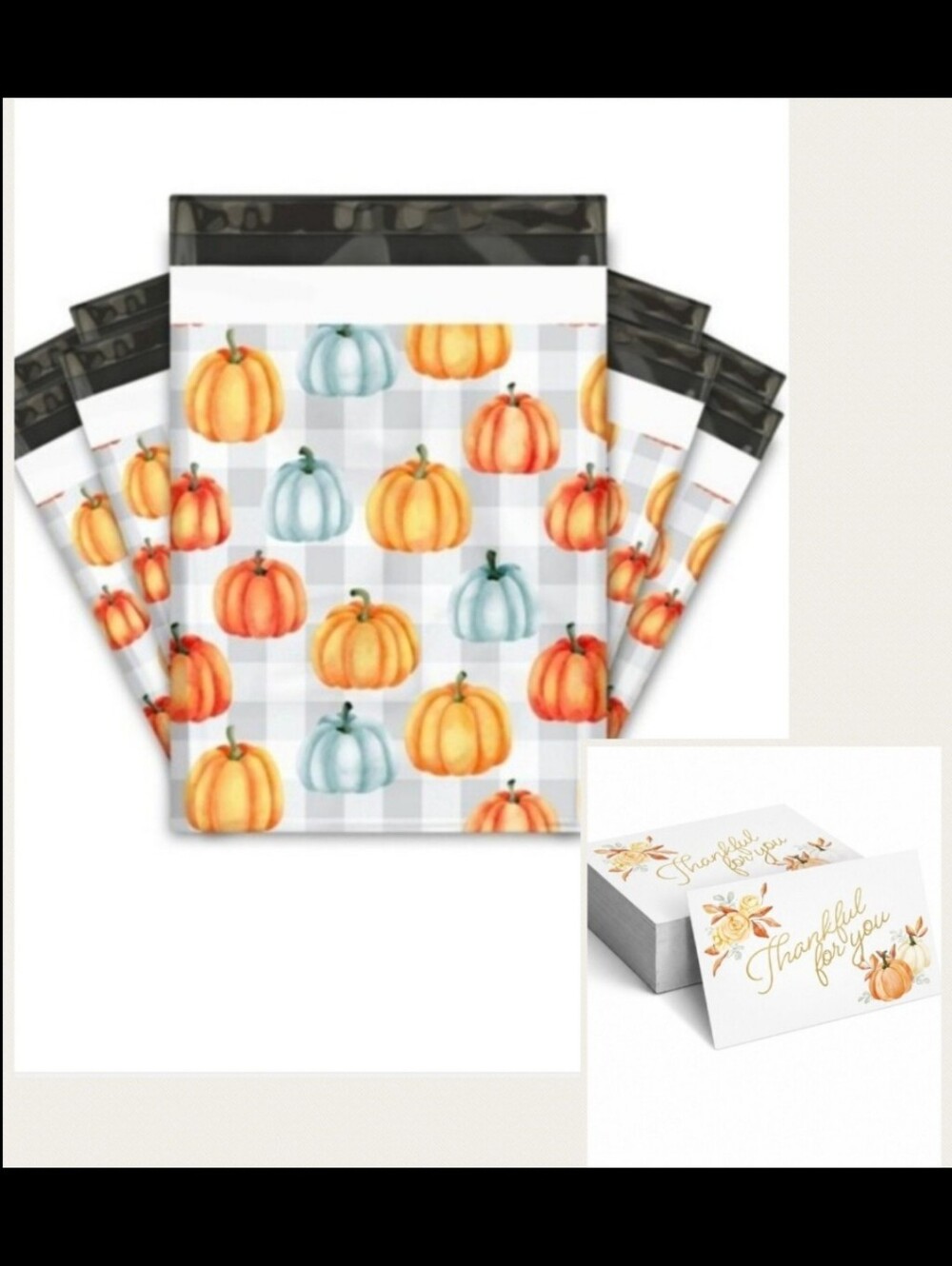 (25) 10x13 POLYS + (25)4x6 CARDS 🍁 FALL BUNDLE